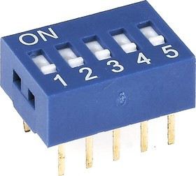 SWD1-5 (ВДМ1-5), Переключатель DIP, 5 контактных групп
