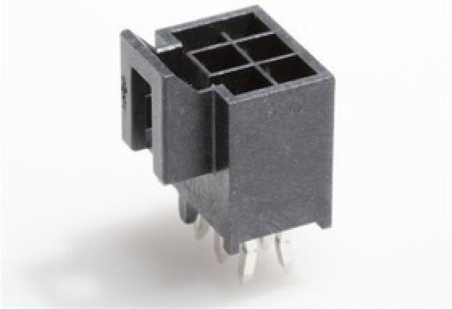 105310-1306, Headers & Wire Housings NanoFit Hdr Vrt 6Ckt DR KNK Pns Blk 30Au 105310-1306, Headers & Wire Housings NanoFit Hdr Vrt 6Ckt DR KNK Pns Blk 30Au