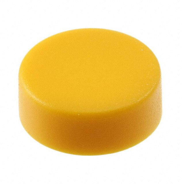 0862.8101, Клавиша, 10мм, круглая, желтый для 1241.16