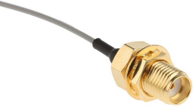 89761-3412, Female SMA to Female U.FL Coaxial Cable, 50, 100mm