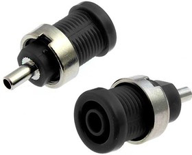 Z014 4mm panel jack BLACK