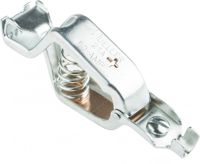 BU-21APS, Crocodile Clip, Zinc-Plated Steel Contact, 50A