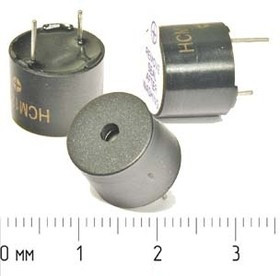 Излучатель звука магнитоэлектрический со встроенным генератором 9~15В, 12х10мм и непрерывный звук 2.