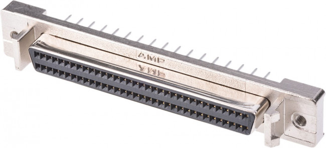 5749721-7, Разъем D Sub, Standard, Гнездо, AMPLIMITE 0.50 Series, 68 контакт(-ов), Пайка