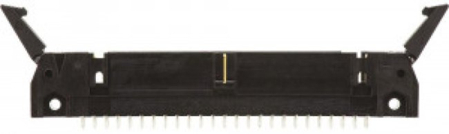 1-5499922-0, Conn Ejector Header HDR 50 POS 2.54mm Solder ST Top Entry Thru-Hole Tray