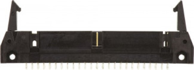 1-5499922-0, Conn Ejector Header HDR 50 POS 2.54mm Solder ST Top Entry Thru-Hole Tray