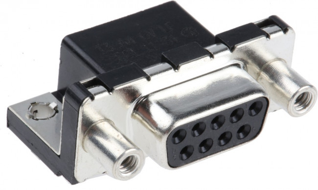 D09S13A4GV00LF, Разъем D Sub, DB9, Standard, Гнездо, Серия Delta D, 9 контакт(-ов), DE, Пайка D09S13A4GV00LF, Разъем D Sub, DB9, Standard, Гнездо, Серия Delta D, 9 контакт(-ов), DE, Пайка