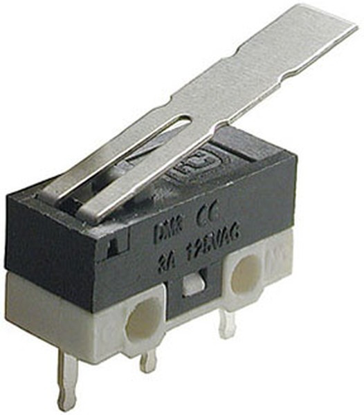 DM3-03P-25G-G-G, Микропереключатель с лапкой 125В 3A