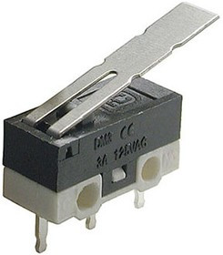 DM3-03P-25G-G-G, Микропереключатель с лапкой 125В 3A