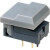 MP86B0GH-G, кнопка без фиксации серая 24В 12mА