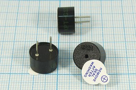 Излучатель звука пьезокерамический без генератора 12x7мм, аналог [TFM-59D]; зп 12,0x 7\1~30\\ 4,5\2P
