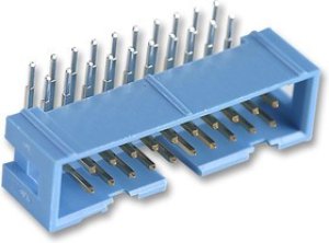 2-1761605-7, Conn Shrouded Header (4 Sides) HDR 20 POS 2.54mm Solder RA Side Entry Thru-Hole Package
