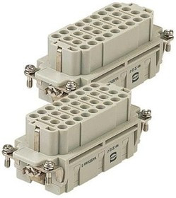 09320323111, Heavy Duty Power Connectors FEMALE INSERT HAN EE 64 POLES