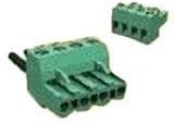 20020007-H061B01LF, Pluggable Terminal Blocks 6P PLUGGABLE PLUG FLANGE, 5.08mm PITCH
