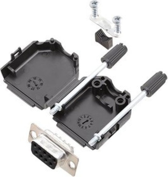 L17DPPK09-BK+L77SDE09S, Разъем D Sub, With Backshell, DB9, Standard, Гнездо, L17DPPK-BK Series, 9 контакт(-ов), DE L17DPPK09-BK+L77SDE09S, Разъем D Sub, With Backshell, DB9, Standard, Гнездо, L17DPPK-BK Series, 9 контакт(-ов), DE