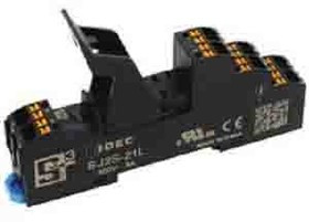 SJ2S-21L, Relay Socket, Finger-Safe, RJ/RF2S Series, 8A, 250V, Screw Terminal