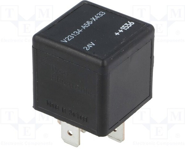 1-1414168-0, AUTOMOTIVE RELAY, SPDT, 24VDC, 60A, THT