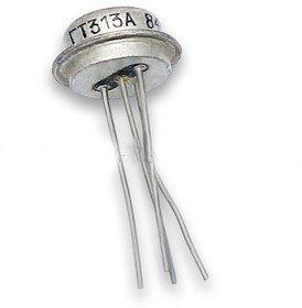 Транзистор ГТ313А, тип PNP, 0,1 Вт,