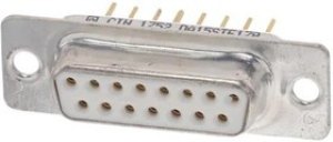 DA15STF179, D-Sub Standard Connectors DSUB 15F WW2 GF TIN