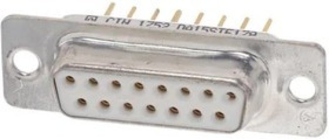 DA15STF179, D-Sub Standard Connectors DSUB 15F WW2 GF TIN