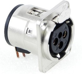 E3FRAQG, XLR Connectors QG RECEPTACLE/INSERT