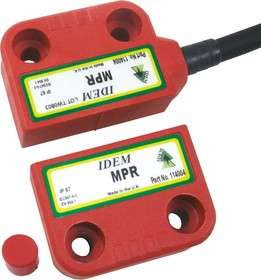114023, MPR Series Magnetic Non-Contact Safety Switch, 250V ac, Plastic Housing, NC, M8