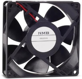 09225VA-24Q-AA-00, DC Fans DC Tubeaxial Fan, 92x92x25mm, 24VDC, 96.4CFM, Rib Mount, Lead Wires