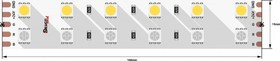 DSG5120-24-RGB+NW-33 Лента светодиодная LUX, 5050, 120 LED/м, 28,8 Вт/м, 24В, IP33, RGB + нейтральный белый (RGB+4000K) Цвет свечения: RG