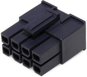 170001-0108, Headers &amp; Wire Housings Mega-Fit Recept Hsg 8 ckt Glow-Wire