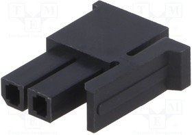 10127716-02LF, Headers &amp; Wire Housings Minitek Power3.0 DR Rec Hsg 2Pos