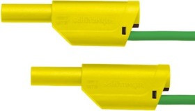VSFK 6000 / 2.5 / 50 / GNGE, Test lead, 32A, 1kV, Green/Yellow, 50cm Lead Length