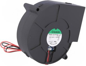 PMB1297PYB1-AY, Вентилятор blower, 12В DC, 97x94x33мм, подшипник качения, 51,85куб.м/ч, 55,8дБА