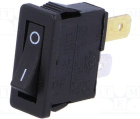 H8800VABB-133W, Rocker Switches SPST Thinline Rocker Switch w/legend