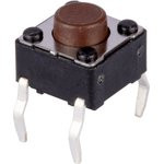 DTS-62N-V, тактовая кнопка 6x6мм с заземлением