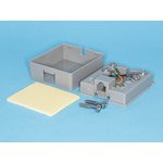 TJC6P4C-G, Розетка телефонная, 1 порт RJ-11, серая