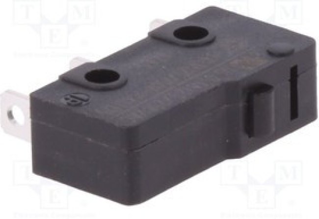 LCA01150P00SC, Микропереключатель SNAP ACTION, без рычага, SPDT, 0,1A/250ВAС