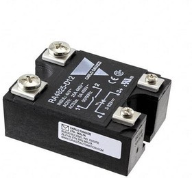 RA4825-D12, RA 48 Series Solid State Relay, 25 A Load, Panel Mount, 530 V ac Load, 32 V dc Control RA4825-D12, RA 48 Series Solid State Relay, 25 A Load, Panel Mount, 530 V ac Load, 32 V dc Control