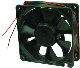 04020VA-24L-AT-00, DC Fans DC Tubeaxial Fan, 40x40x20mm, 24VDC, 7.4CFM, Rib Mount, Ball, 3 Wire, Tach