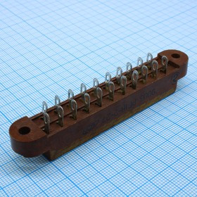 РГ1Н-2-27, розетка на 21 контакт, в два ряда, год 90