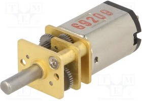 POLOLU-3076, Двигатель: DC, с редуктором, HPCB, 6ВDC, 1,5А, Ось: D профиль, 150: 1