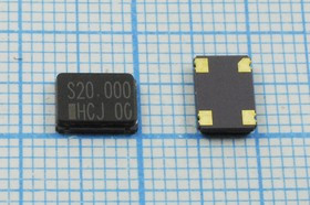 Кварцевый генератор 20.0МГц 5В, HCMOS/TTL в корпусе SMD 7x5мм, гк 20000 \\SMD07050C4\T/ CM\5В\VX3E\J