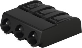 2061-623/998-404, Клеммная колодка типа провод к плате, Black, 6 мм, 3 вывод(-ов), 20 AWG, 16 AWG, 1.5 мм², Вставной 2061-623/998-404, Клеммная колодка типа провод к плате, Black, 6 мм, 3 вывод(-ов), 20 AWG, 16 AWG, 1.5 мм², Вставной
