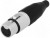 AC5FJ, Вилка, XLR, "мама", PIN: 5, прямой, на провод, пайка, луженые, 133В AC5FJ, Вилка, XLR, "мама", PIN: 5, прямой, на провод, пайка, луженые, 133В