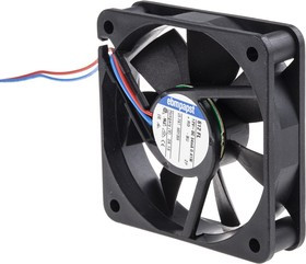 612FL, 600 F Series Axial Fan, 12 V dc, DC Operation, 19m³/h, 400mW, 33mA Max, 60 x 60 x 15mm