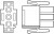350735-4, Корпус разъема, Серия Universal MATE-N-LOK, Штекер, 12 вывод(-ов), 6.35 мм
