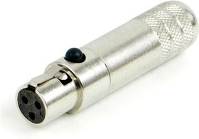 TA6FSHF, XLR Connectors 6P FEMALE SCKT SHLD W FLEX STRAIN