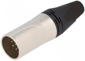 NTR-NC7MXX, Вилка, XLR, "папа", PIN: 7, прямой, на провод, пайка, 5А, 3,5-8мм