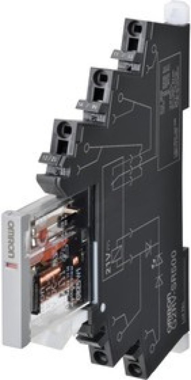 G2RV-SR500 AC/DC48, Реле питания, SPDT, 48 В, 6 А, G2RV Series, DIN-рейка G2RV-SR500 AC/DC48, Реле питания, SPDT, 48 В, 6 А, G2RV Series, DIN-рейка