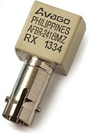 AFBR-2418MZ, AFBR-2418MZ 50MBd 865nm Fibre Optic Receiver, Round, ST Connector