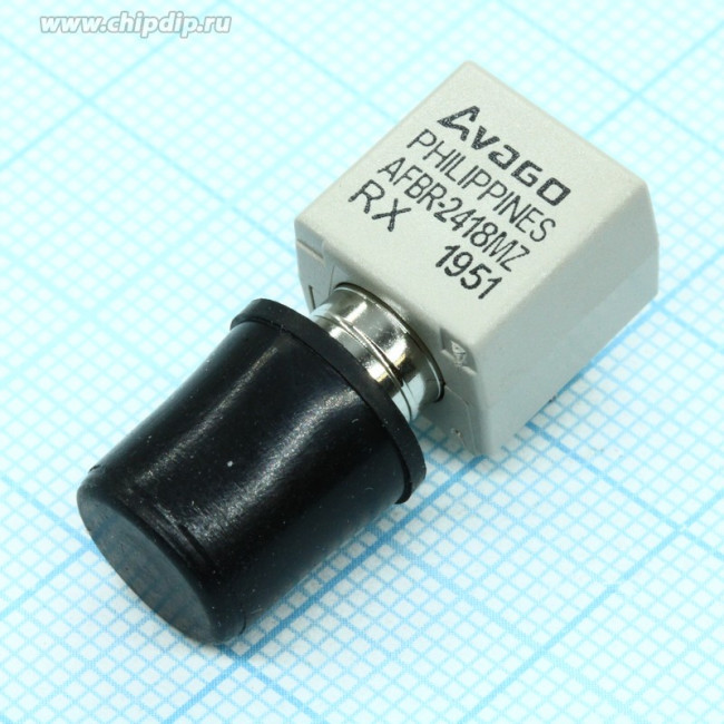 AFBR-2418MZ, AFBR-2418MZ 50MBd 865nm Fibre Optic Receiver, Round, ST Connector AFBR-2418MZ, AFBR-2418MZ 50MBd 865nm Fibre Optic Receiver, Round, ST Connector